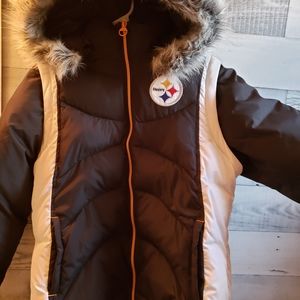 Ladies Reebok Steelers Down Coat